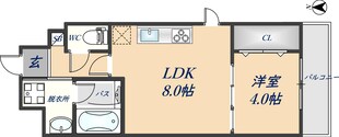 スタシオン河内山本の物件間取画像